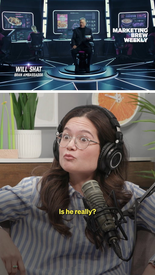 William Shatner’s name (@williamshatner) might be the reason @raisinbran_us  reached out for a #SuperBowl ad—but maybe they should point to his age instead.