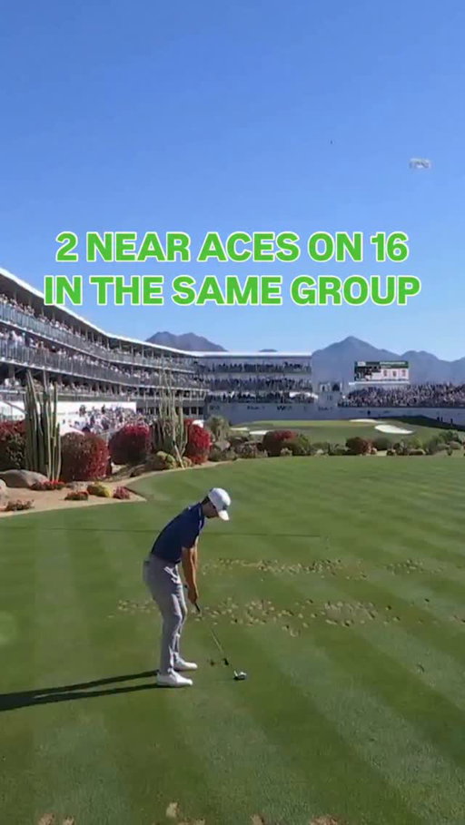Most thrilling par 3 in golf? ⚡️👀