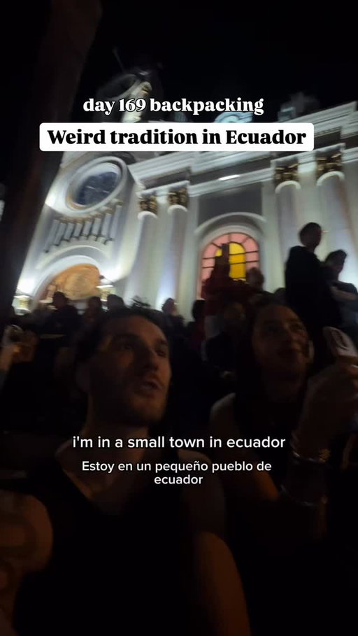 What other weird traditions does Ecuador have? #backpackinglife #southamericatravel #ecuador #ecuadortravel
