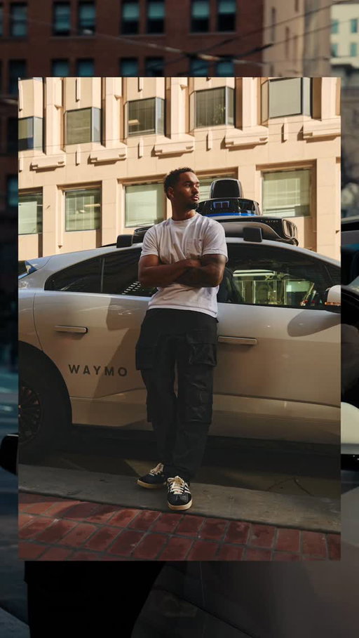 Locked in on and off the field. @emeka.egbuka is ready for the ride with @waymo.