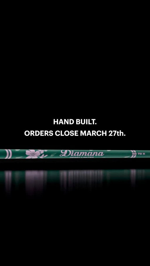 Not a souvenir. This is the shaft @toomsgolf actually plays. Rebuilt, refined, and marked by the hands behind the Derby.

Under the hood it’s pure 6th-Gen Diamana™️ BB—80-ton DiaLead fiber in the butt for strength and control, 46-ton fiber in the tip for stability, and Xlink Tech resin for that unmistakable Diamana feel. Built to be played, not displayed.

#MitsubishiGolf #MaterialMatters #LoveYourDriverMore