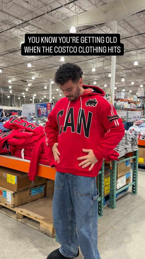 Okay, but the Team Canada themed merch is perfect for the Olympics. @costco_canada @teamcanada #costco #milancortina2026 #olympics