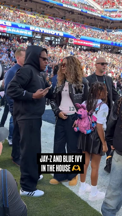 The Carters are in attendance for #SBLX 👏