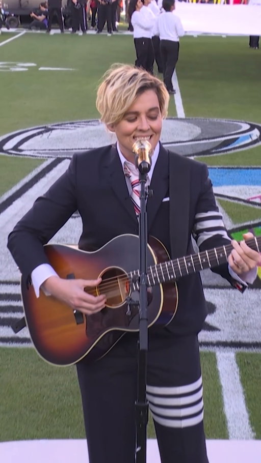 @brandicarlile performs "America The Beautiful" 🇺🇸