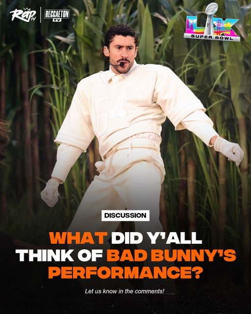 How did y’all feel about #BadBunny’s Super Bowl performance⁉️🤔