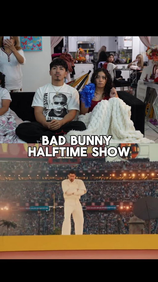 Bad bunny halftime show @badbunnypr #badbunny #halftimeshow #superbowl