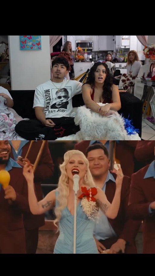 Bad bunny brings out Lady Gaga😮‍💨 @badbunnypr @ladygaga #badbunny #superbowl #halftimeshow