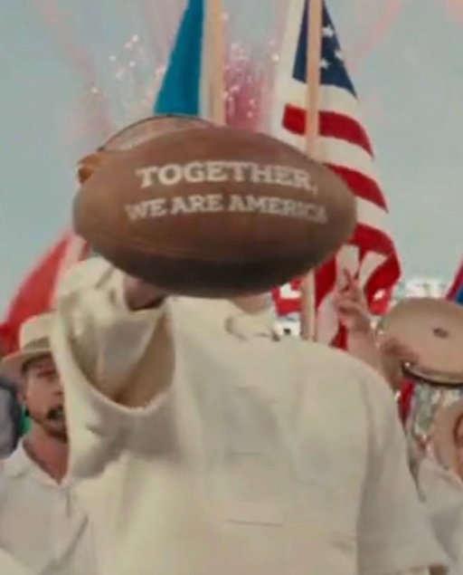 “Together, We Are America.” 

Media by NFL

#badbunny #superbowl #bantr