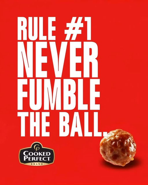 Never Fumble. 
Score Big On Flavor.
Win Big On Convenience. 🏈