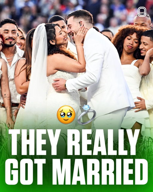 I guess we were all at they wedding 😭 (via RohanNadkarni/X, Josh Edelson/Getty)