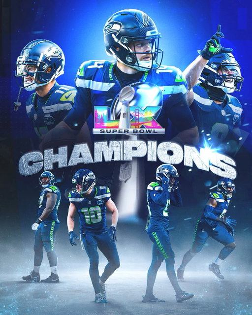 SUPER BOWL LX CHAMPIONS ‼️