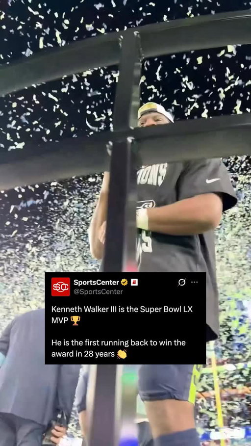 K9 (finally) gets his 👏 

📺 Super Bowl LX on NBC