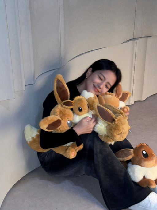 My fluffy little companion and adventurer is also my favorite Pokémon: Eevee 🤎 What’s yours? #Pokemon30