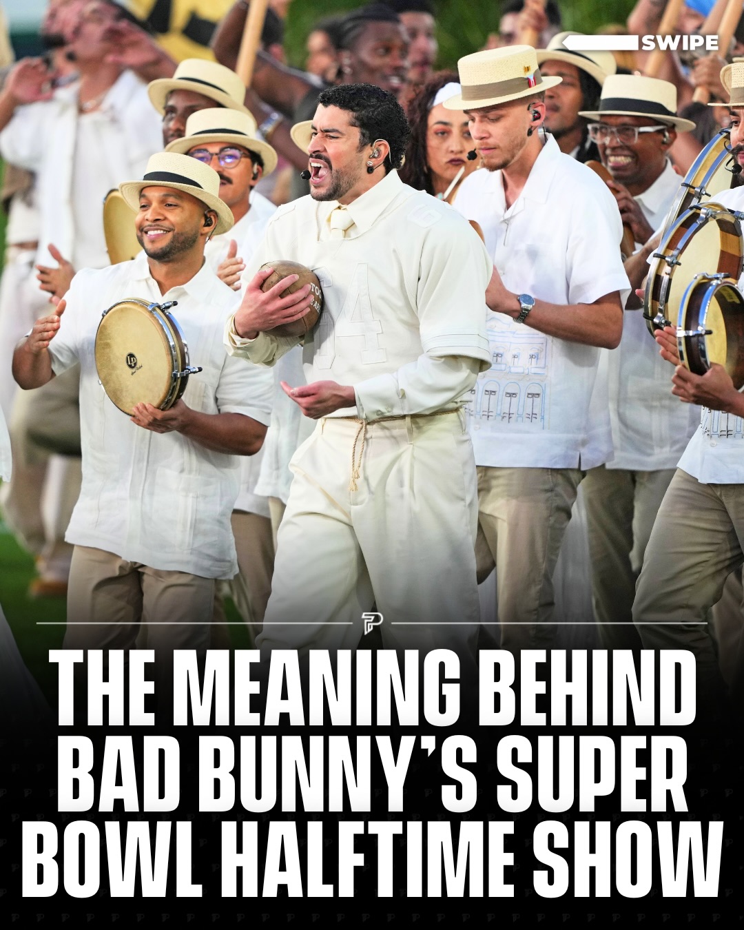 Bad Bunny didn’t just perform. He told a story about identity, confidence, and staying true to where you come from. 🇵🇷🫶🌴

A halftime show built on culture, community, and believing in yourself.

Swipe ➡️ to learn about the meaning behind the show.

#pubity #viral #halftime #badbunny