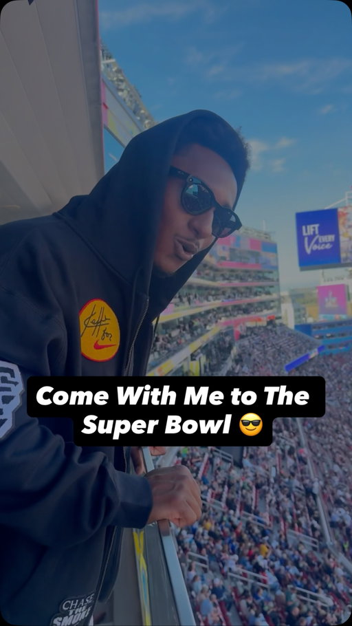Lemme bring y’all with me to the Super Bowl with @oakleymeta 😎 #OakleyMetaPartner