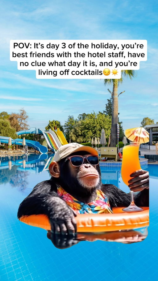 By day 3, the holiday becomes a lifestyle, and you practically feel like a local 😎🌴
