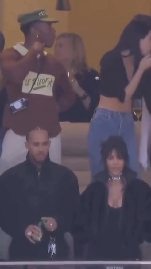 Did #KimKardashian and #LewisHamilton just hard launch their relationship? The rumoured couple were amongst the crowd in Santa Clara, California for the 2026 #SuperBowl, joining the likes of #KendallJenner, #PedroPascal, JayZ and daughter BlueIvy. Click the link in bio for all the celebrities who were spotted.