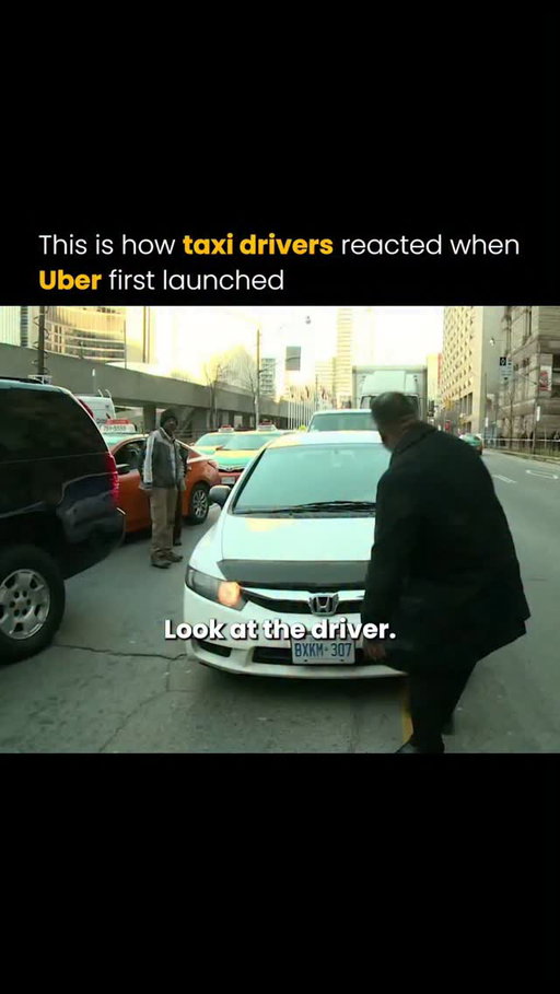 When Uber first launched, taxi drivers across the world treated it as an existential threat, and the backlash was immediate and intense. 

In cities like London, Paris, Madrid, and New York, cab drivers flooded the streets, blocked traffic, and shut down airports, arguing that Uber was bypassing regulations and wiping out livelihoods tied to costly taxi medallions. 

What began as protests quickly escalated in some places, with reports of cars being attacked, passengers harassed, and Ubers overturned in the streets of Paris, while London saw thousands of black cabs bring the city to a standstill.

Follow (@entrepreneursonig) for everything related to entrepreneurs.

Media: CBC News