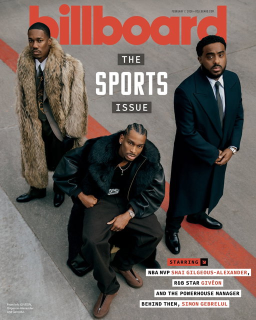 Inside @isla.mgmt's Simon Gebrelul's strategy to make @shai Gilgeous-Alexander a one-of-a kind sports star —and disrupt the music world with R&B star @giveon. ⭐️

For the cover story of Billboard's Sports Issue, the trio sat down to discuss ambition, longevity, the state of R&B, SGA's historic season and much more. Read it at the link in bio.
—
Photographer: @diwangvaldez
Styling: @yashuasimmons
Barber: @moeharb_
Hair Braider: @bonabraids
Groomer: @_teresaluz_
On-Site Production: @laelaz
Location: @paycomcenter
Writer: @therealcl24