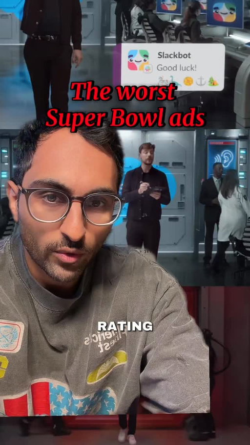 Rating the worst Super Bowl ads. What does it look like to light $100m on fire? Look no further than these. What’d we miss? 

#superbowl #marketing