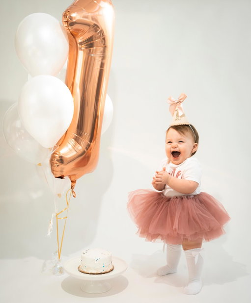 One whole year of our biggest blessing. Our first baby, our purpose, our saving grace. The happiest girl with the biggest smile, filling our lives with more love and laughter than we ever knew possible. Happy 1st birthday, sweet girl 🤍✨1️⃣🎈🎀

📸: @smileitzkyle