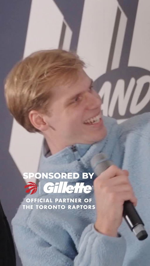 #Ad @Gillette - Gradey’s most improved game? His smooth shave.

Check out the Hello & Welcome Pod on YouTube for more on the real Gradey.