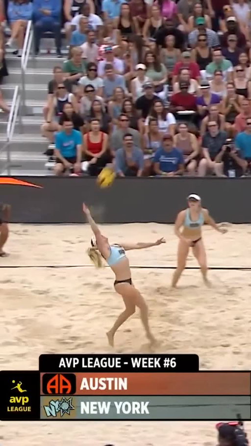 Rally of the Match.
Corinne Quiggle’s overhead dig sets the stage for Megan Rice to end it on the option — Week 6, Central Park.