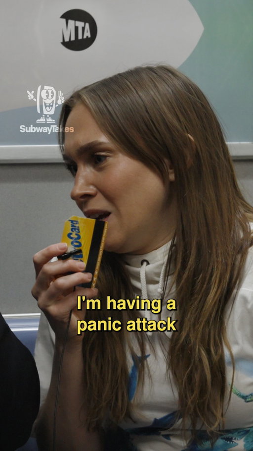 Episode 633: I’m having a panic attack!! @veronika_iscool 

Host: @kareem
Created/Produced by Kareem Rahma (@kareem) and Andrew Kuo (@akuoproject)
Cameras:  @t1anm31 @hudsonnprice
Editor: @tylerbat
Associate producers: @ramy_shafi 

#podcast #hottakes #subwaytakes #interview #nyc