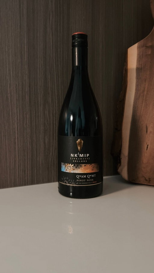 Subtle, layered and expressive, our Qwam Qwmt Pinot Noir is a study in balance. Earth and fruit, structure and softness, brought together in harmony.

Qwam Qwmt means “achieving excellence.” It’s more than a label, it’s a commitment. A reflection of our intention to honour the land and craft wines that rise to meet it.

Every pour carries that promise.

Pinot Noir, Qwam Qwmt meaning, Okanagan wine, Nk’Mip Cellars, intentional winemaking
