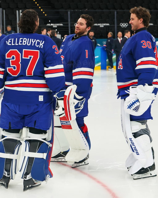 THE goalie trio 🥅 #WinterOlympics