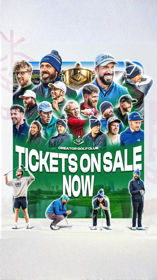 You’ve watched us on your screens, now play us on the course… ⛳️

Tickets for the @creatorgolfclub Championship are officially open! 🎟️

Click the link in bio to secure your spot! 🔗

The world’s biggest amateur golf tournament starts here! 🚨

Tag and share with your playing partners below! 👇