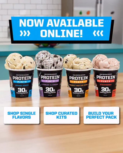 Exciting News! 🚀🍦 Protein Pints can now be shipped to your home freezer by ordering on our website.

Pick your perfect pack, order a curated variety pack or stock up on your fav flavor in one click. 💪🔥 Fast, free delivery on all orders. Go to proteinpints.com or hit link in bio.