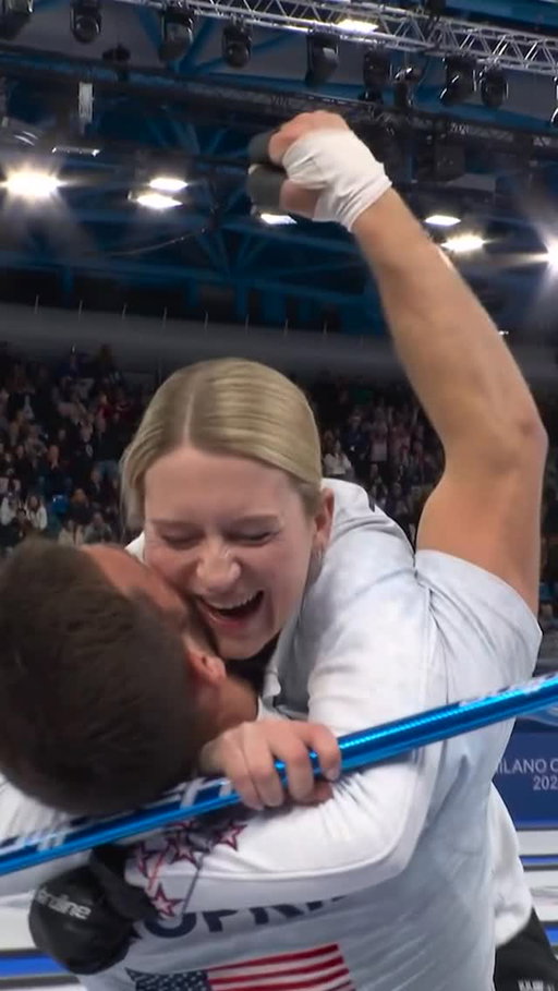 ROLLING ON TO THE FINALS. 🤯

The moment @corychristensen7 and @koreydropkin secured their spot in the mixed doubles curling final at the #WinterOlympics.