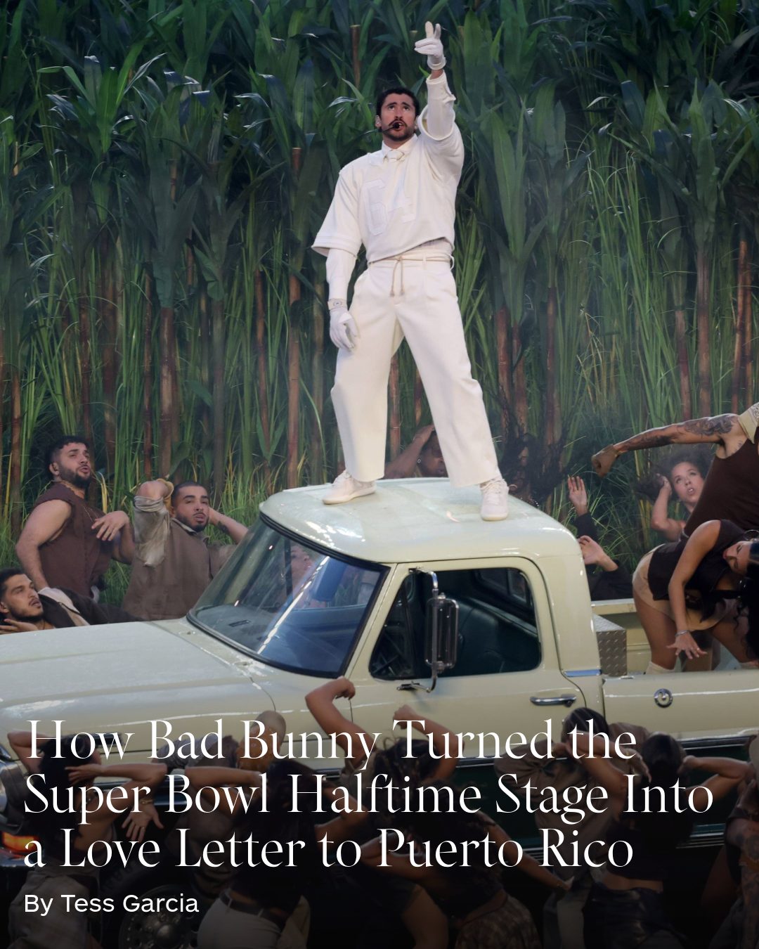 Bad Bunny brought Puerto Rican pride and Latino solidarity to the Super Bowl LX stage in a historic halftime performance that felt deeply personal and unmistakably real.

Working alongside production designer Julio Himede (@julshim) and creative and show director Harriet Cuddeford (@harrietcuddeford), the Grammy winner translated the spirit of his Puerto Rico residency and Debí Tirar Más Fotos World Tour into a one-night-only spectacle.

AD spoke to @badbunnypr’s creative team to see what it took to bring the halftime stage to life at the link in bio.

Photography @gettyimages; Eric Thaye, Kevin Mazur, Ishika Samant, Neilson Barnard; Words @hithisistess.