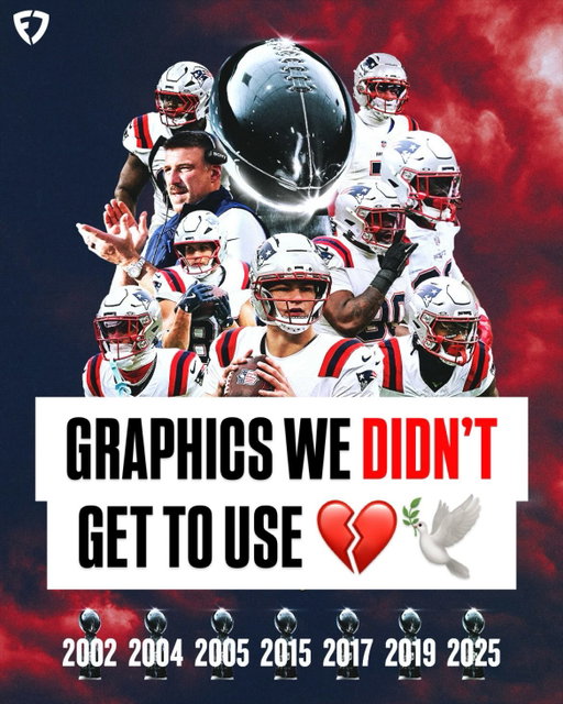 Sending from the NFL Graphics Graveyard 🪦💔

#NFL | #Football | #Sports | #Design | #SuperBowl