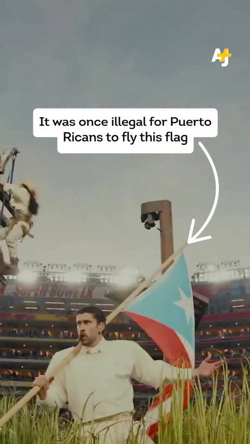 The flag Bad Bunny waved at the Super Bowl halftime show was not the official flag of Puerto Rico — it came from the territory’s revolutionary past. Here’s what to know about Puerto Rico’s independence flag, and why it used to be illegal to even own one.

#PuertoRico #Cuba #Superbowl #Halftime #BadBunny