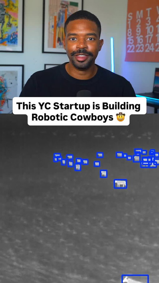 This YC startup, GrazeMate — is creating robotic cowboys that leverage AI to herd farm animals using drones. Y Combinator startup tier list ranking: GrazeMate— Autonomous drones to move cattle.