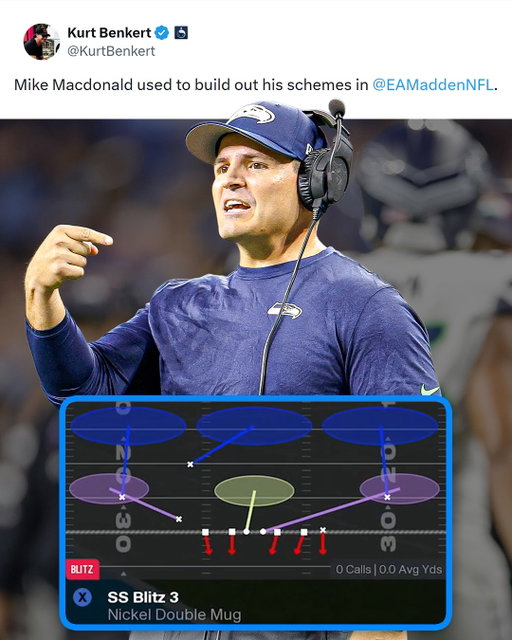 Madden translates to the real world. How do we know? A coach who learned the game through Madden just had one of the most dominant Super Bowl defenses of all time. 

#nfl #football #live #superbowl #seahawks