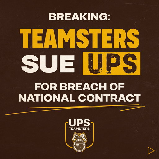 The Teamsters Union filed an emergency motion for a temporary restraining order and preliminary injunction against United Parcel Service today, demanding the company shut down its plan to roll out a second illegal buyout scam targeting UPS Teamsters drivers. The package giant has told the union it aims to announce the Driver Choice Program (DCP) this week.

In court filings with the U.S. District Court in Massachusetts, the Teamsters detailed at least six violations of its National Master Agreement by UPS in the rollout of the buyout program, including direct dealing of new contracts with workers, elimination of union jobs when UPS contractually agreed to establish more positions, and erosion of the rights and privileges of union shop stewards, among other charges.

Since late January, the Teamsters issued more than 57 requests for information and documents to UPS related to its plans for a revised driver buyout. UPS CEO Carol Tomé and other corporate executives ignored the union’s requests and appear to have developed the DCP behind closed doors in direct violation of the UPS Teamsters agreement.