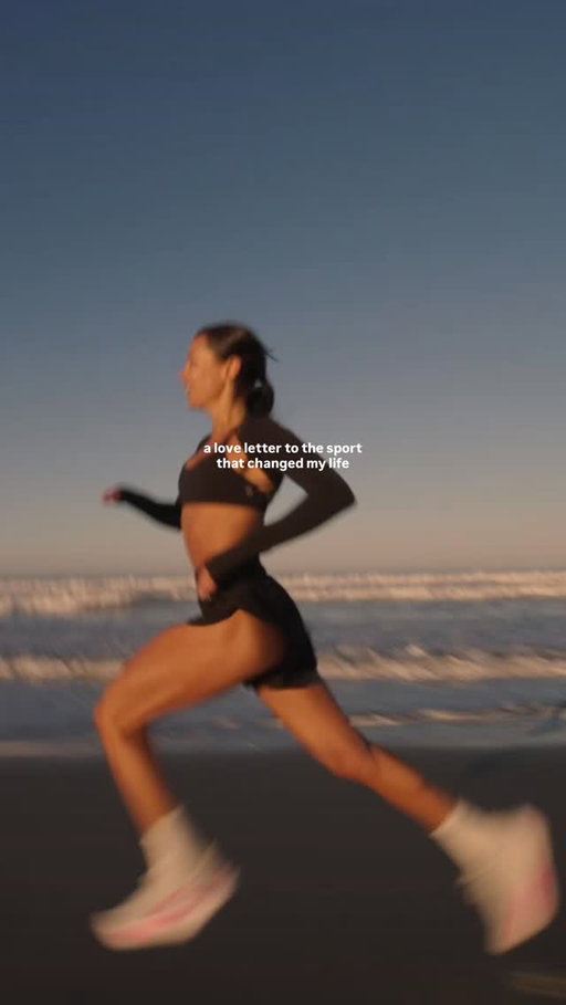 dear running,

i don’t know when you stopped being just a way to work out and started becoming something bigger in my life, but somewhere along the way you changed how i see myself.

you gave me so much confidence in myself, built slowly by showing up for myself and keeping small promises over time. that confidence didn’t stay contained to running. it bled into other parts of my life, into how i make decisions, trust my gut, and follow through even when things feel uncertain. learning that i could do hard things when no one was watching made me able to take risks, show up even on days i didn’t want to, and choose paths that felt right for me instead of just safe.

you changed my relationship with my body by teaching me to trust it, and you changed my relationship with food by turning it into something supportive instead of something to control. you reminded me that my body is something to work with, not against. it’s also such an incredible feeling to be strong and fast, especially as a woman.

some runs feel strong and easy, and others sucked, but you taught me that both still count and still matter. you showed me that rest isn’t failure, that discomfort isn’t always a problem, and that i don’t need to “be better every day” in order to make progress.

you changed the way i treat myself and pushed me to shoot high.

you make me feel free and like a bird and one with nature and the sky and clouds and sun and it’s all so perfect.

you also introduced me to some of the most incredible people. friendships, conversations, and connections i never would have found otherwise. people who are determined, show up, encourage loudly, and remind me that this sport is about so much more than just running.

i’m deeply grateful for the platform and community that came from this, and for the chance to share this sport with people who see themselves in it too.

love,
meg🌟

shot by @alexandercobian.xyz