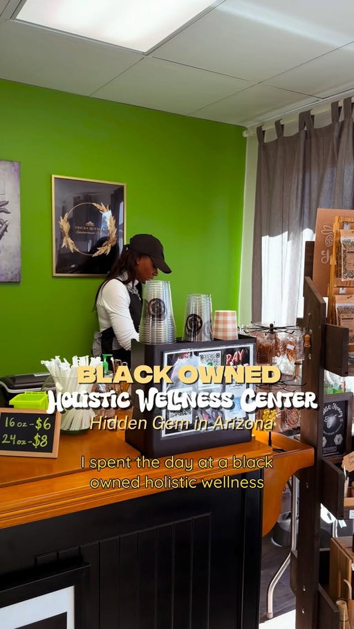 I planned a wellness day… and ended up finding one of my new favorite hidden gems in Phoenix. ✨

Sozo Healing House is a Black-owned holistic wellness center that brings everything together in one space and I mean EVERYTHING!

From chiropractic care, sound healing, Reiki, red light therapy, infrared sauna, acupuncture, and hair services… to a non-toxic refillery, a local Black-owned coffee stand, and a boutique featuring local vendors, this place is truly a wellness ecosystem! 👏🏾

I did sound healing, spent time in red light, and saw Dr. Charles for chiropractic work, and left feeling grounded, relaxed, and reset. The energy here is calm, creative, and community-centered, not rushed, not clinical, just intentional.

If you’re looking for holistic wellness in Phoenix, love supporting Black-owned businesses, or want a wellness experience that feels elevated and accessible, add this to your list.

📍Phoenix, AZ
🖤 Black-owned
🌿 Holistic wellness | Refillery | Local vendors #arizonaplaces 

Save this for your next wellness day and send it to someone who needs a reset. @sozohealinghouse @energyseedyoga 
.
.
.
.
#arizona #arizonainfluencer #blackownedbusiness #phoenix