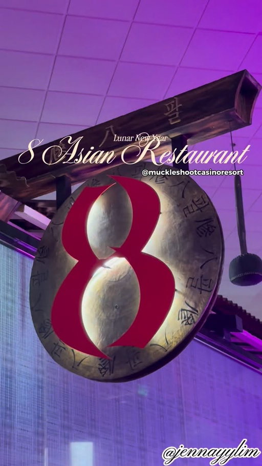 Kicking off Lunar New Year w/ @muckleshootcasinoresort — 8 Asian Restaurant in Auburn, WA 🎰🧧 8 Asian restaurant has new dishes to their menu! We are here to try it out 🤍 8 Asian restaurant is Asian restaurant serving so many things on their menu. We were very excited to try it out. Majority of everything we tried was good. The portion pretty big. I love a good steamed fish with ginger and scallion. Love how it’s great to share around the table with family and friends! 🥡 

Thank you @muckleshootcasinoresort for having my guest and I ❤️ #hosted

Come thur to @muckleshootcasinoresort in Auburn & celebrate lunar new year at my fav casino @muckleshootcasinoresort 🥢🥹🎰❤️
•
•
•
•
#muckleshootcasinoresort #8asianrestaurant 
#8newmenu #homeofthejackpots