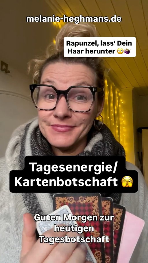 Sich im Turm einzuschließen bringt GAR nichts 🙈😬🤷🏼‍♀️
#tagesenergie #kartenbotschaft #tagesbotschaft #melanieheghmans #kartenlegung