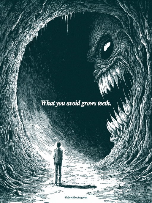 What you avoid grows teeth.