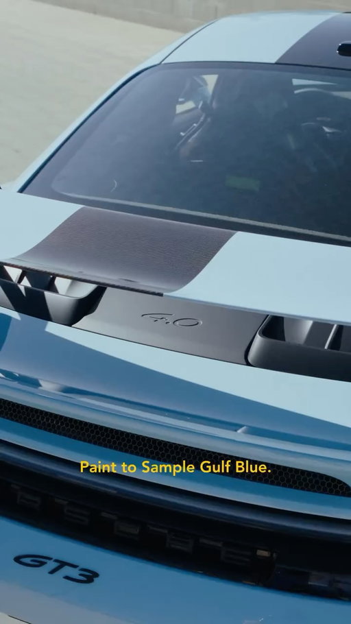 **SOLD. PTS Gulf Blue + Manual + Weissach Pack, is this peak GT3 spec? Rate this gorgeous 992.2 GT3 in the comment Below ⬇️

#painttosample #porschemoment #gulfblue #pts