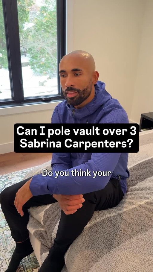 Can I pole vault over 3 Sabrina Carpenters? Let’s find out…

#DamianWarner #TeamCanada #Olympics #olympian #SabrinaCarpenter
