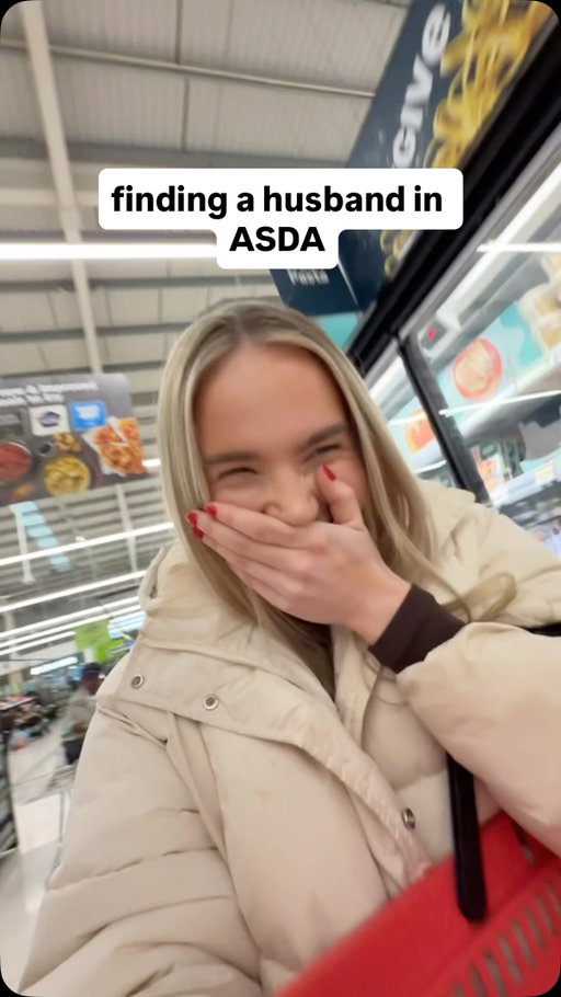 didn’t expect to have a spontaneous date in ASDA today😂

Grab a red basket and meet your match in ASDA on the 14th February. In selected stores only: 
- Asda Toryglen – Glasgow
- Asda Bromborough - Liverpool
- Asda Leicester Fosse Park – Leicester @asda 

T&Cs: The Asda Valentine’s Day red basket activation will take place on 14 February 2026 at the following stores: Asda Leicester Fosse Park - Leicester, Asda Bromborough - Liverpool,  Asda Toryglen - Glasgow. Research findings based on a nationally representative online survey of 2,000 UK adults conducted for Asda via research and insights agency Perspectus Global in January 2026.  AD