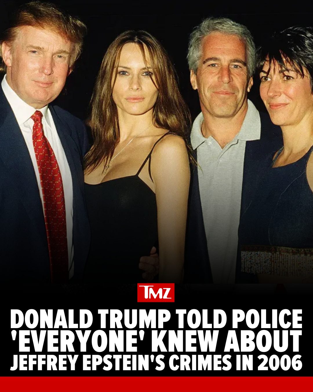 Donald Trump told cops "everyone" knew about Jeffrey Epstein's evil acts with underage girls ... this according to an official FBI report. 👀👀👀

The FULL story at the link in bio.