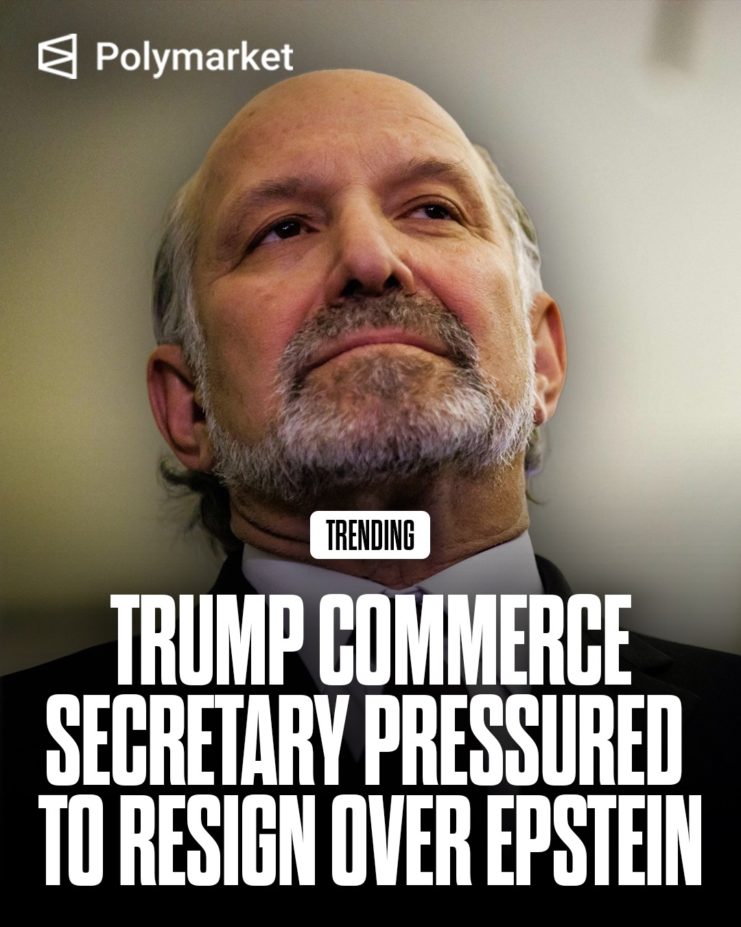 Commerce Secretary Howard Lutnick is facing escalating calls to resign after newly released Justice Department records showed he continued associating with Jeffrey Epstein long after Epstein’s 2008 conviction for sex crimes involving a minor.

The documents, released late last month, show Lutnick remained in contact with Epstein as recently as 2018, contradicting Lutnick’s repeated claims that he cut off the relationship in the mid-2000s.

Traders predict a 54% chance Lutnick will leave the Trump administration before 2027.