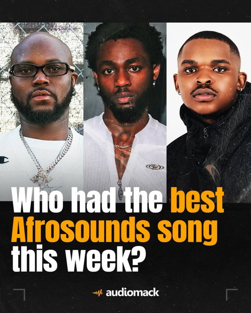 Afrosounds staying on repeat! Here are 🔟 new drops worth your time. #bestoftheweek

🔸 Omah Lay – “Don’t Love Me”
🔸 King Promise x Mr Eazi – “That Way”
🔸 Al Xapo x Benzoo x Optimist MusicZA – “STANCE”
🔸 Kwesi Arthur – “Yawa (Hosanna)”
🔸 Rybeena x Bhadboi OML – “Realize”
🔸 Pipa Junky x Lil Zed – “Donkoumani”
🔸 Gloria Bugie – “Cherie”
🔸 Lucid – “Luv is Pain”
🔸 Tracy Melon x Dan Sax x DJ Fkr – “Nkwatako (Touch Me)”
🔸 Erigga – “Pour the World Spit”

What have you had on repeat this week?